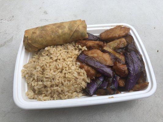 Eggplant With Soy Chicken