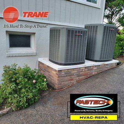 New installation of 2 Independent VAC System Zones. - TRANE® Technologies