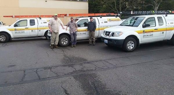 Thanks for servicing our Trucks Ken, From all of us at 4 Seasons Home Inspections.