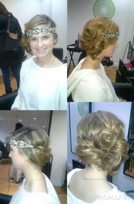 The Great Gatsby theamed updo by Katie :)