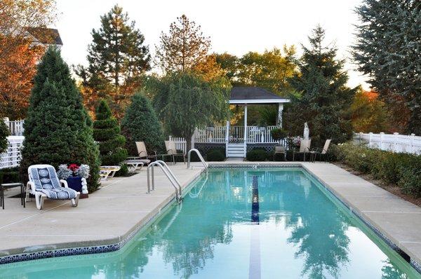 Cool off in the pool after getting our sweat on with us!