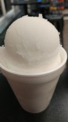 Coconut Italian ice at Reed's