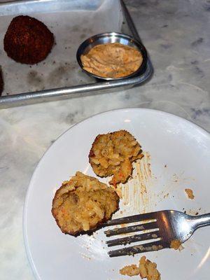 Half eaten Étouffée balls , Delicious!!