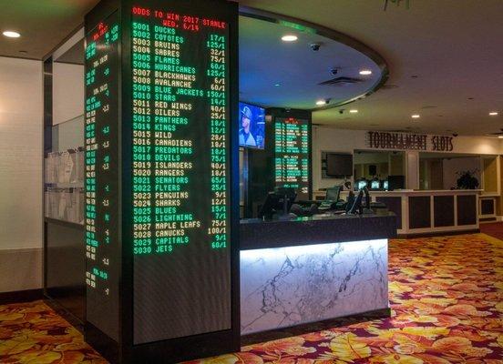 Tropicana Betting Odds Boards