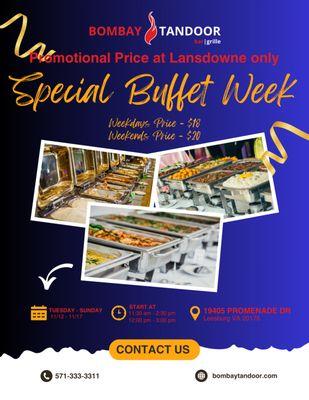 All days lunch buffet