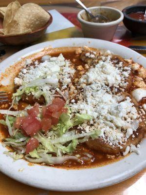 Sonoran enchiladas