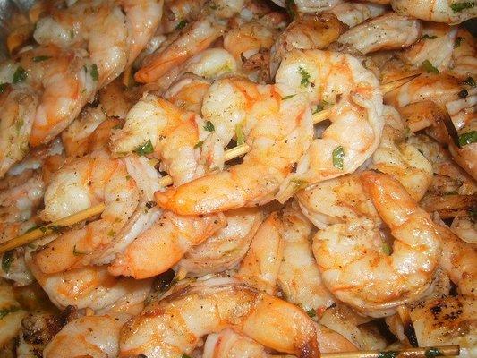 Shrimp Skewers!