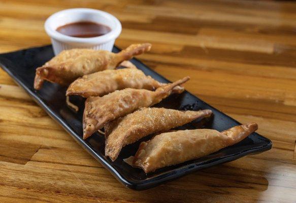 Crispy chicken and shrimp wontons