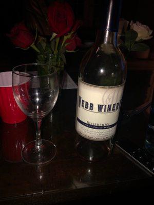 Webb winery Empty Blueberry Wine...Need to stock up on more this weekend!