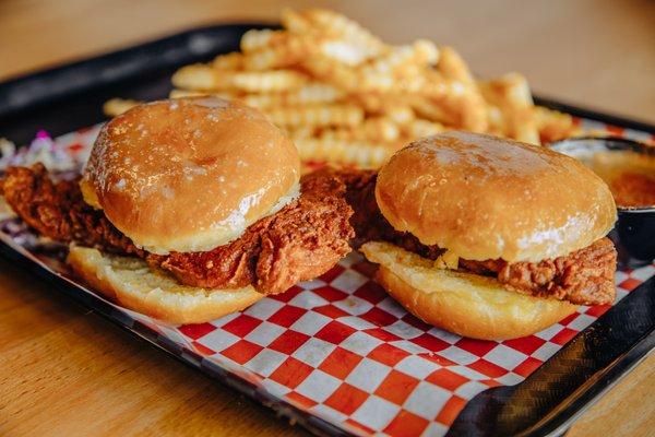 Nashville Hot Chicken Donut Sandwich