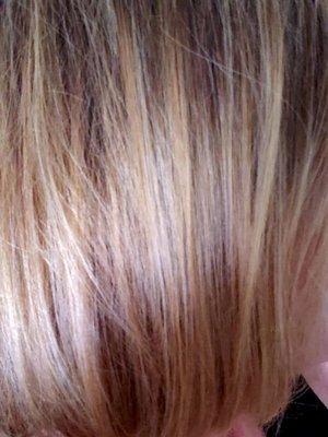 Strawberry blonde highlights, love it!