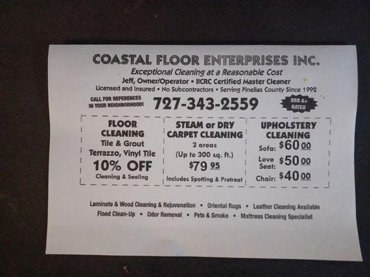 Coastal Floor Enterprizes