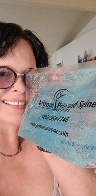 Gel bag from AZ Pain and Spine Institute  #www.GotPainAZ.com