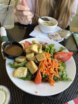 Soup and salad