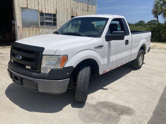 2013 Ford F-150. Had a shuddering torque converter. Mike fixed it.