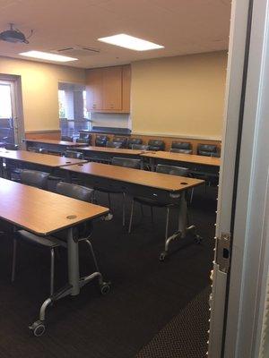 our classroom space for events.