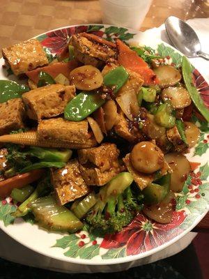 Szechuan vegetables w/ bean curd