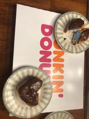 Gender reveal Valentine's Day Donuts