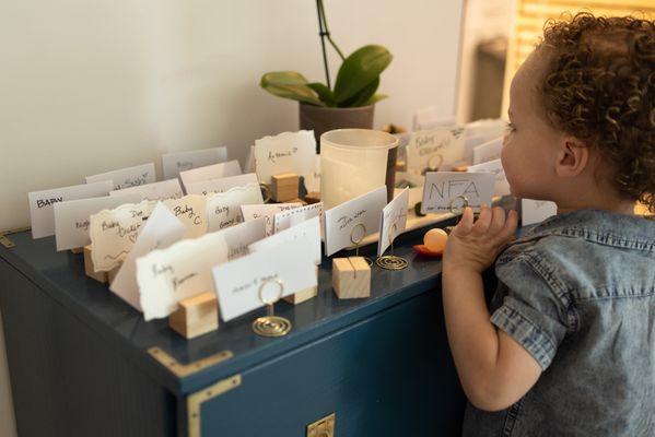 At Mighty River Wellness, we like to name our babies before they are born because our baby altar helps bring our babies to life!