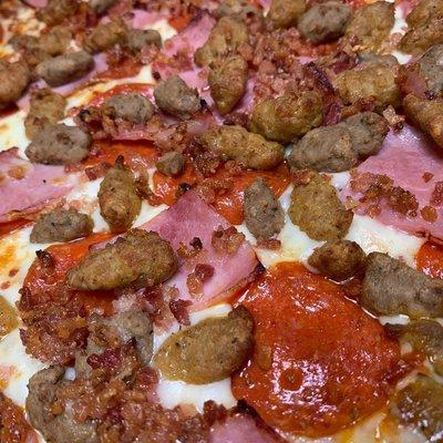 Our specialty pizzas always aim to please! Try our "Meatzza Pizza" today!