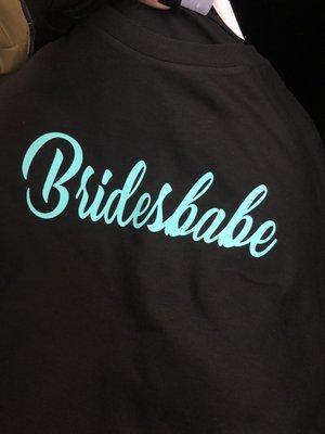 Bridesmaid shirt