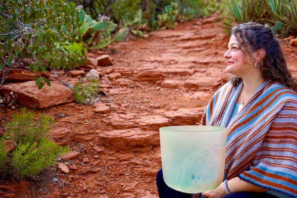 Sound Healing with Crystal Bowls in magical Sedona