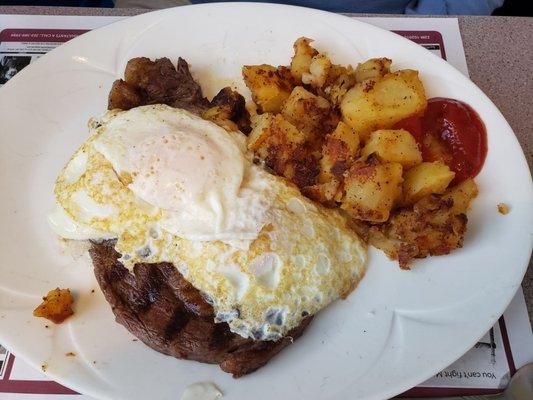 Steak and eggs special