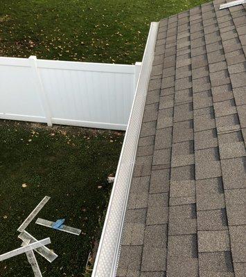 Gutter covers installation