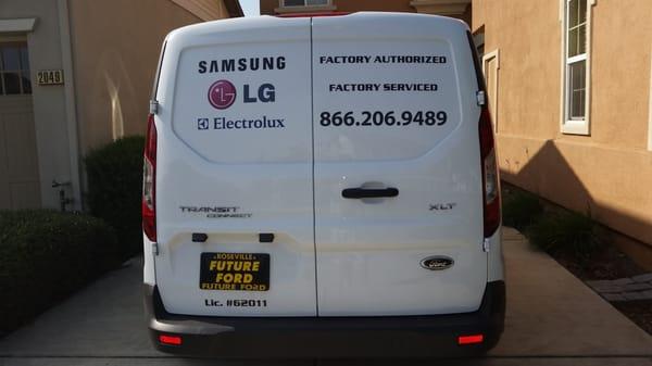 LG, Samsung, Electrolux factory trained Technicians.