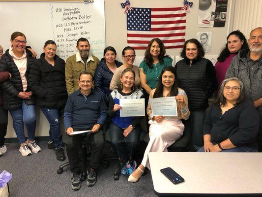 Celebrating Liliana and Isabel, our newest U.S. Citizens.