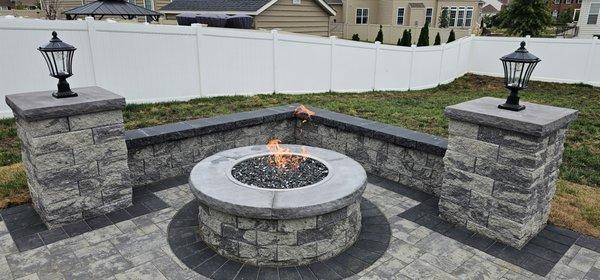 Granite city firepit in Brandywine Maryland