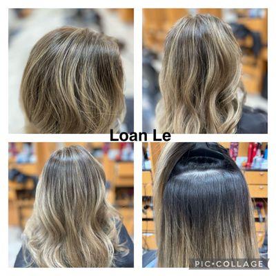 Touch up root ombre