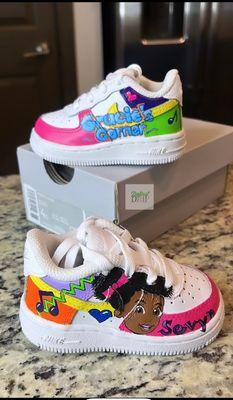 Customized kids gym shoes!!