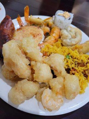 Buffet food