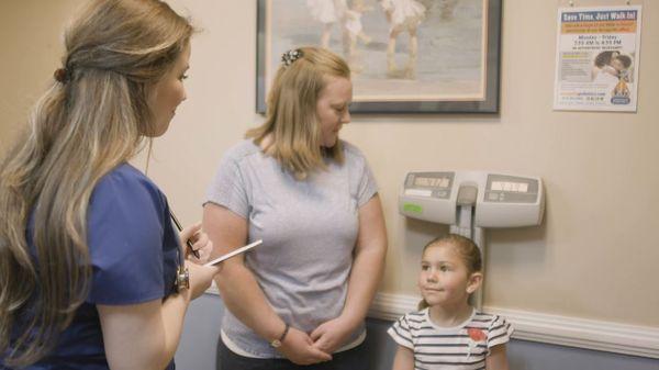 Nurse and family