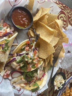 Blackened fish tacos