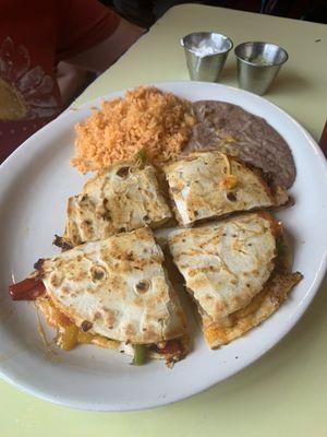 Chicken quesadillas