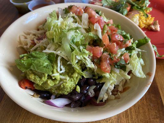 Mixed Grilled Veggie Burrito bowl