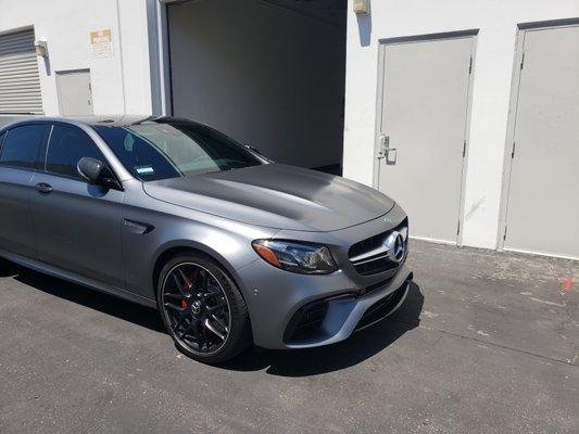 Mercedes-Benz E63s tinted with  Rayno S9