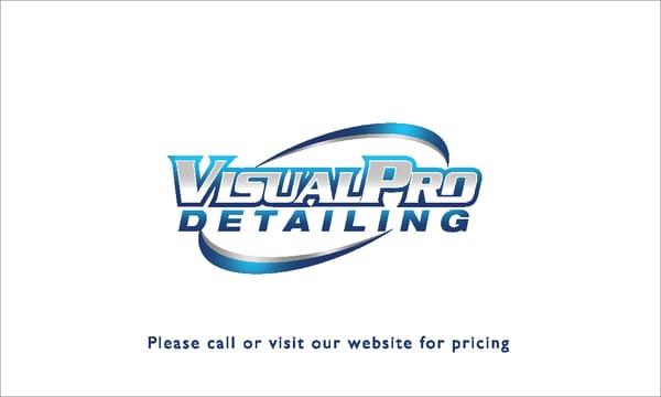 Our logo. At Visual Pro Detailing, we make detailing easy.