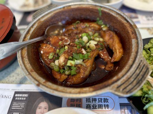 Catfish in Casserole--Kho To Ca