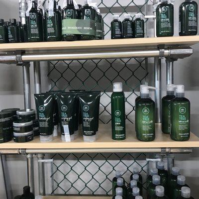 All of the Paul Mitchell Tea Tree hair products