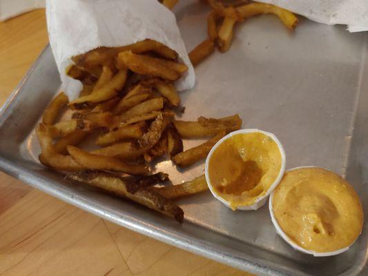 The fries aren't that good but the sauce is.