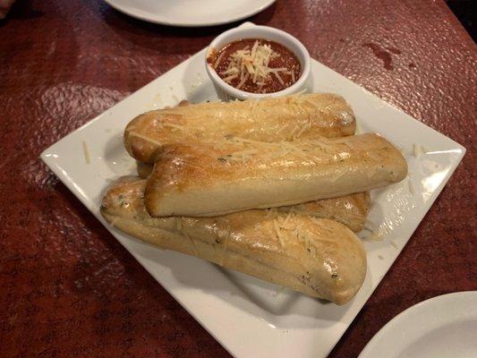 Bread sticks.  Yum