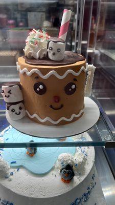 Cute ice cream cake