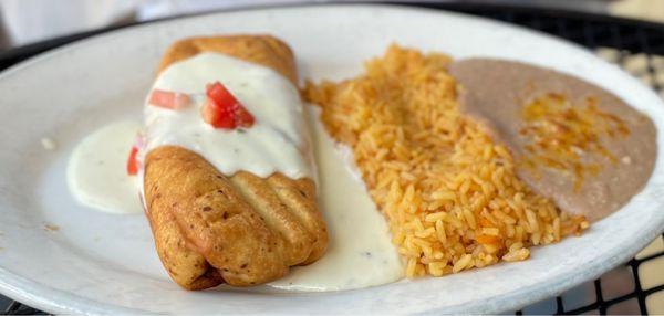 Chimichanga (pretty small portion)