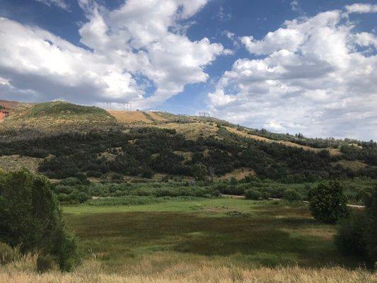 The view near the temple