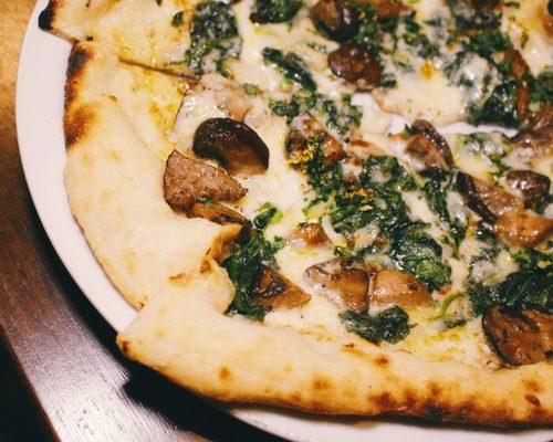 Wild funghi pizza