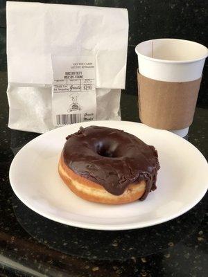 Donut and coffee