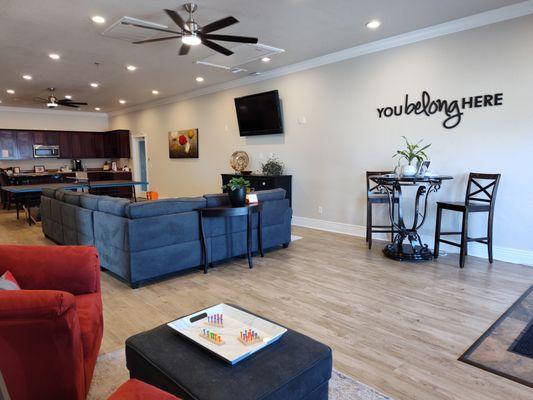 Clubhouse with free access to Guest Wi-Fi, games, puzzles, TV and Movies, Music, and more!